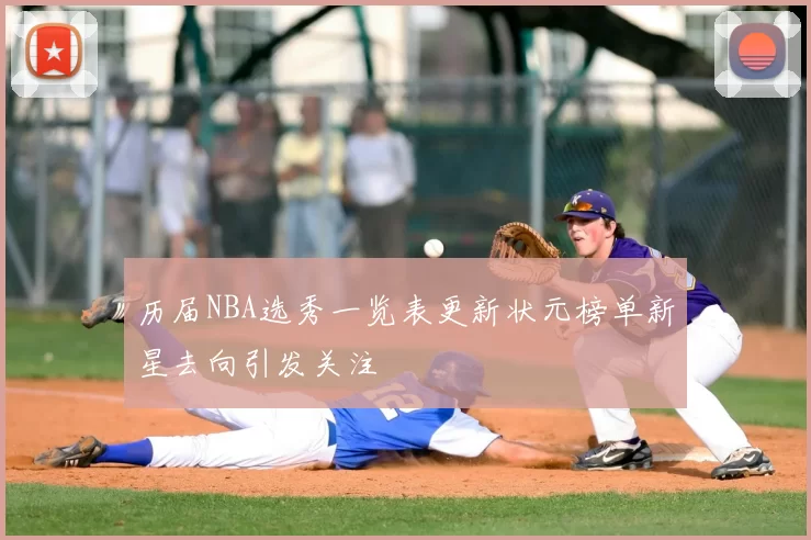 历届NBA选秀一览表更新状元榜单新星去向引发关注